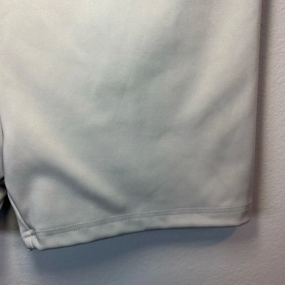 Paxton Akira Luxe Shorts Light Gray Stretch Pull On Biker Shorts Womens Sz Large